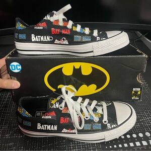 Converse x Batman Chuck Taylor Low Top '80th Anniversary Size 7